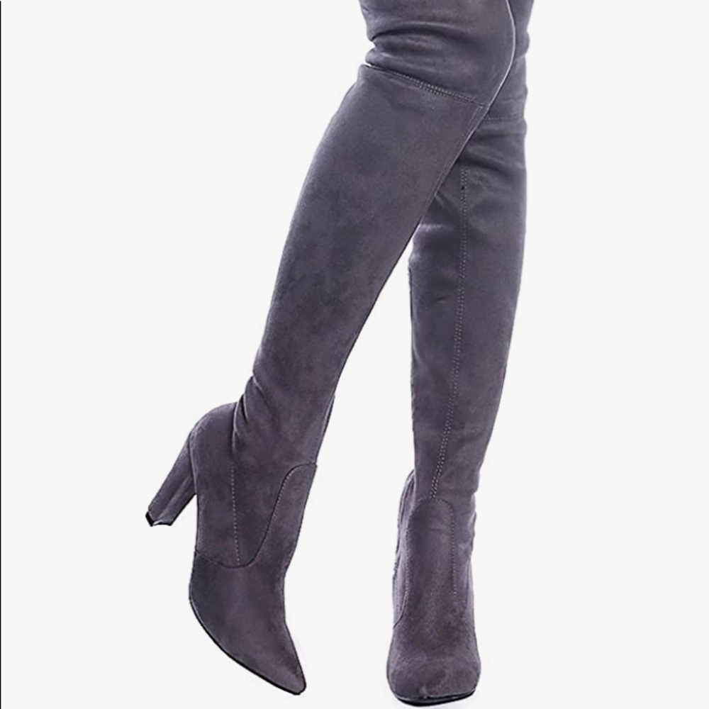 BNNW SUEDE OVER THE KNEE BOOTS